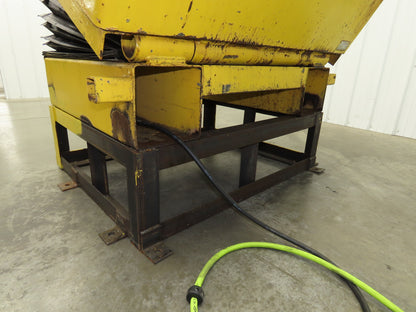 Airfloat Pneumatic Tilt Table Tote Tipper 8000lbs 30° Degree 55x44" Top 14" Lip