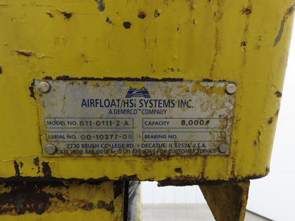 Airfloat Pneumatic Tilt Table Tote Tipper 8000lbs 30° Degree 55x44" Top 14" Lip