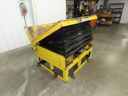 Airfloat Pneumatic Tilt Table Tote Tipper 8000lbs 30° Degree 55x44" Top 14" Lip