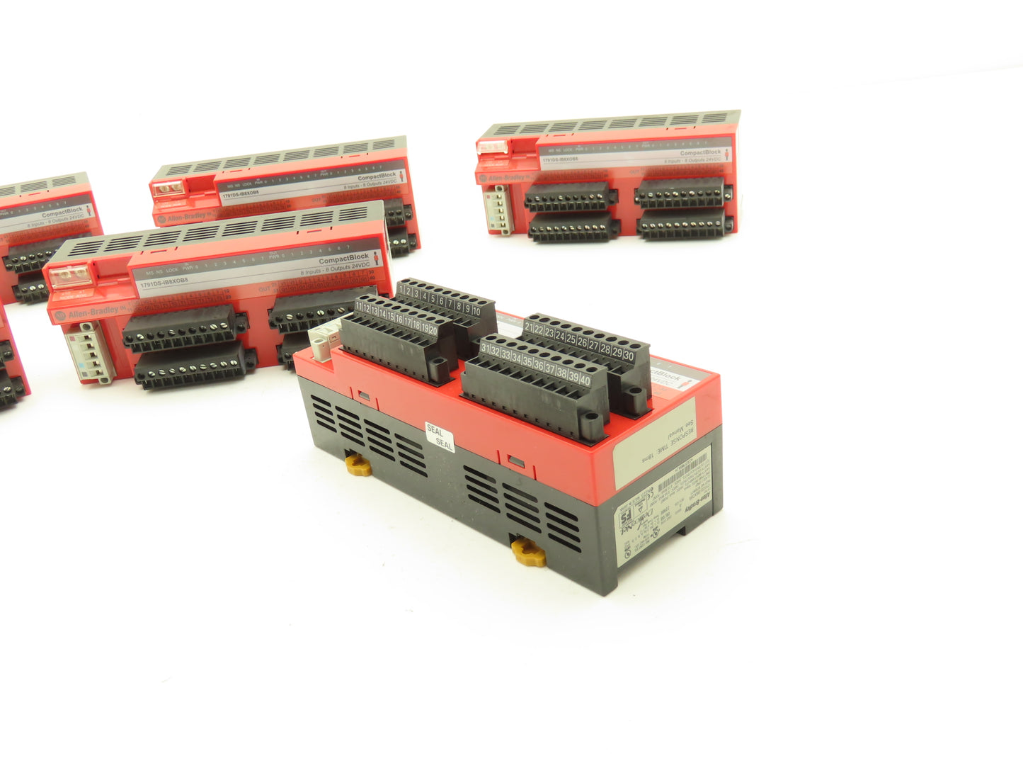 Allen Bradley 1791DS-IB8XOB8 Compact Block Device Net Safety Module I/O Lot of 6