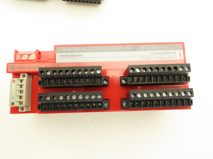 Allen Bradley 1791DS-IB8XOB8 Compact Block Device Net Safety Module I/O Lot of 6