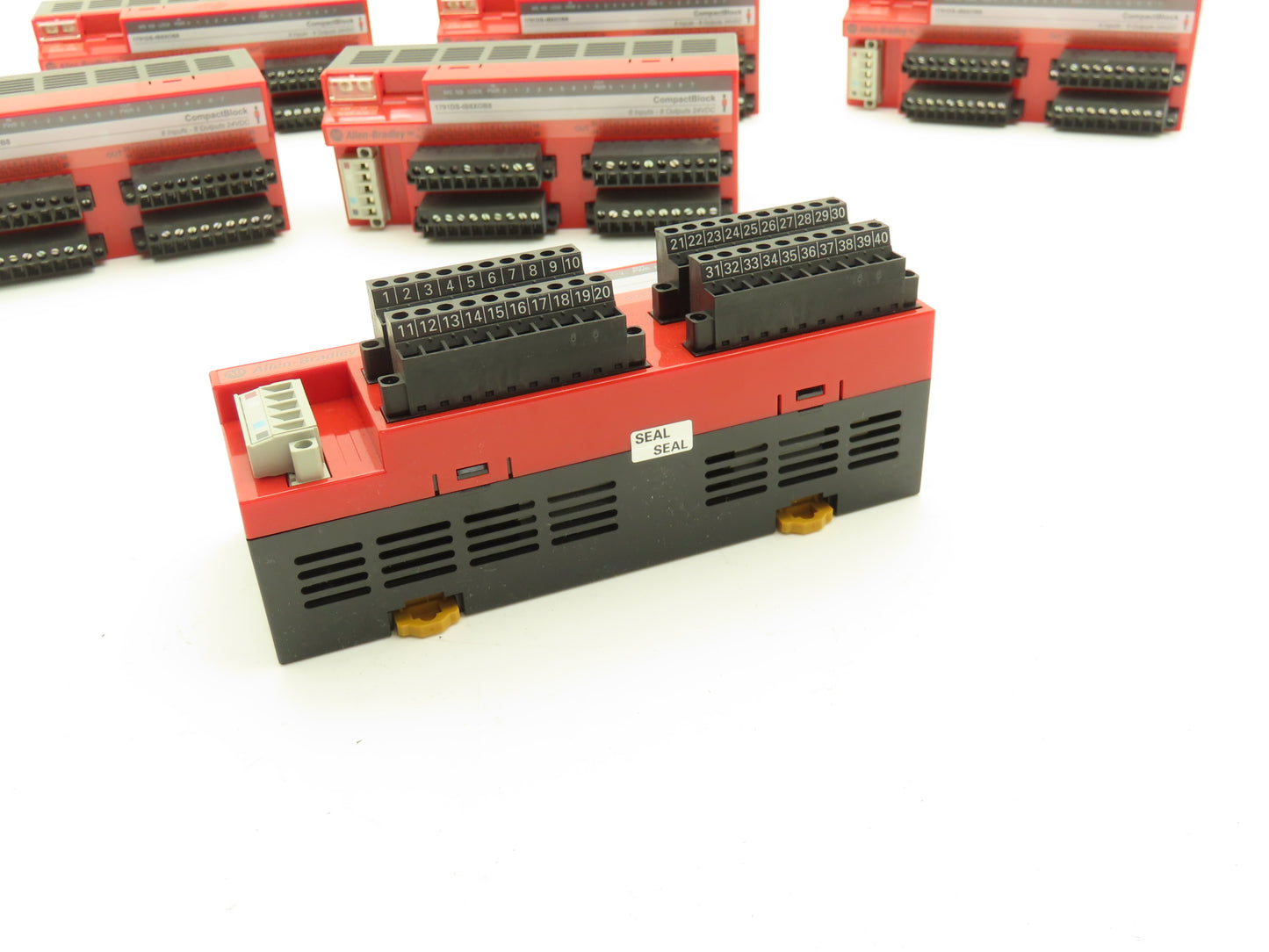 Allen Bradley 1791DS-IB8XOB8 Compact Block Device Net Safety Module I/O Lot of 6