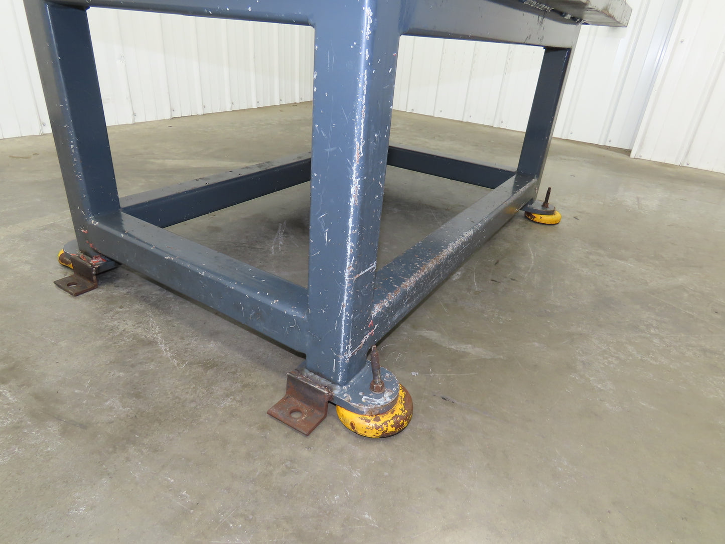 2" Steel Top Machine Base Welding Table Work Bench 58x36" Top 26" H