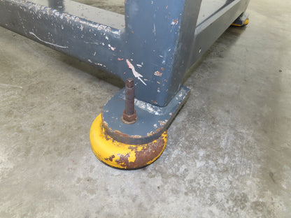 2" Steel Top Machine Base Welding Table Work Bench 58x36" Top 26" H