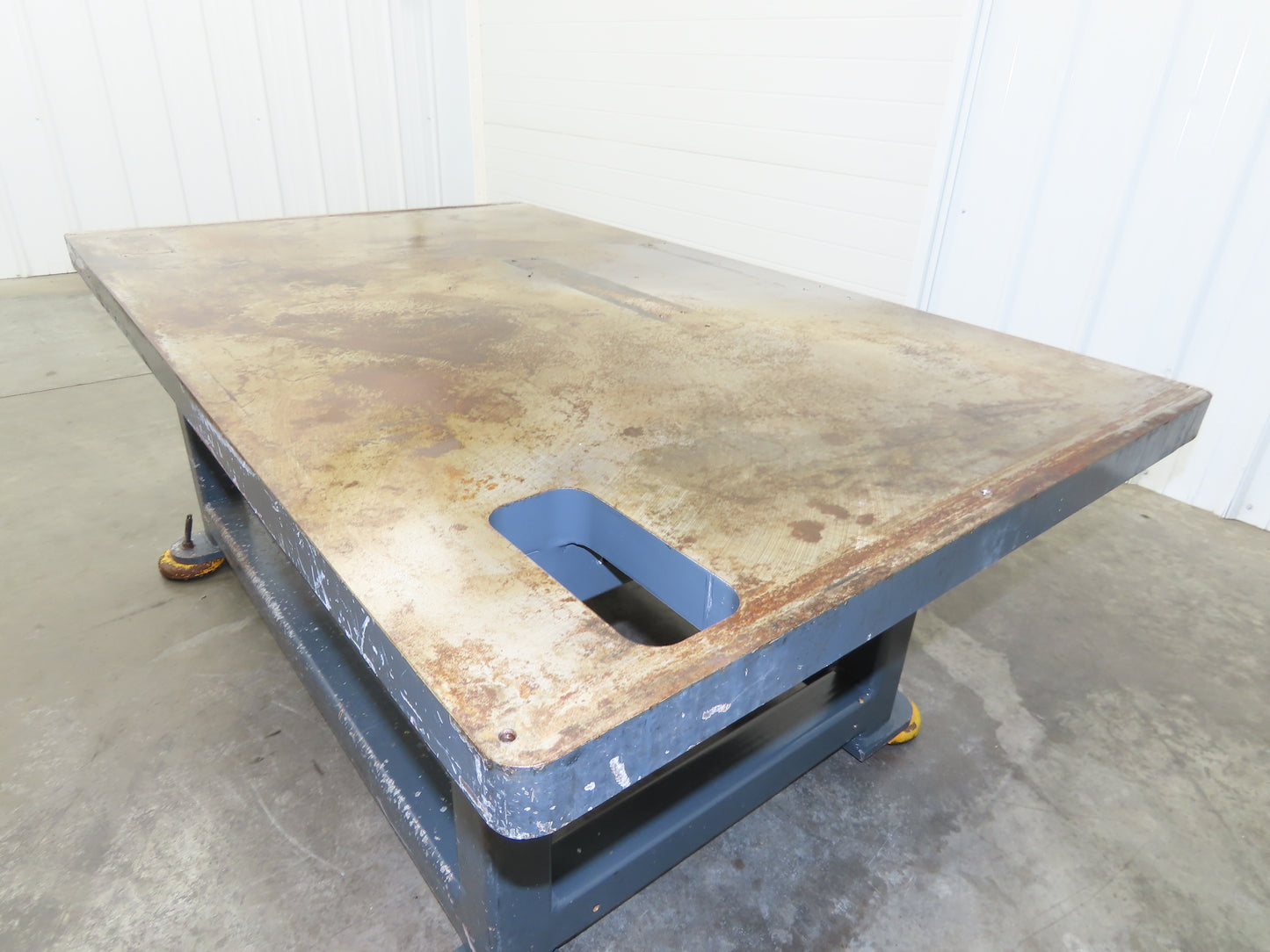 2" Steel Top Machine Base Welding Table Work Bench 58x36" Top 26" H