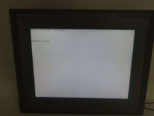 Siemens 6AV6 644-0AA01-2AX0 MP377 Simatic 12" HMI Touch Screen Control Panel