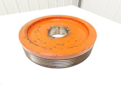Granulator Pulley Sheave 6-Groove Poly V Belt Cast Iron Tapered Bore 16-5/8"OD