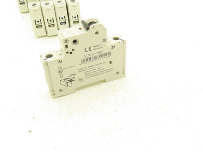 Siemens 5SJ4104-7HG40 Miniature Circuit Breaker 4A 240VAC 1 Pole Lot of 11