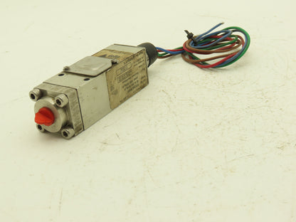 Delta Controls TGR2AAEMHSF Stainless Pressure Switch 40-250 Lbf/sq/in 110/250VAC