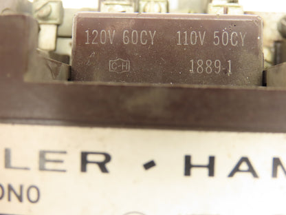 Cutler Hammer A10DN0 Size 2 Motor Starter Contactor 25Hp 45A 600V 3PH 120V Coil