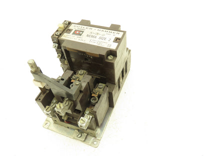 Cutler Hammer A10DN0 Size 2 Motor Starter Contactor 25Hp 45A 600V 3PH 120V Coil