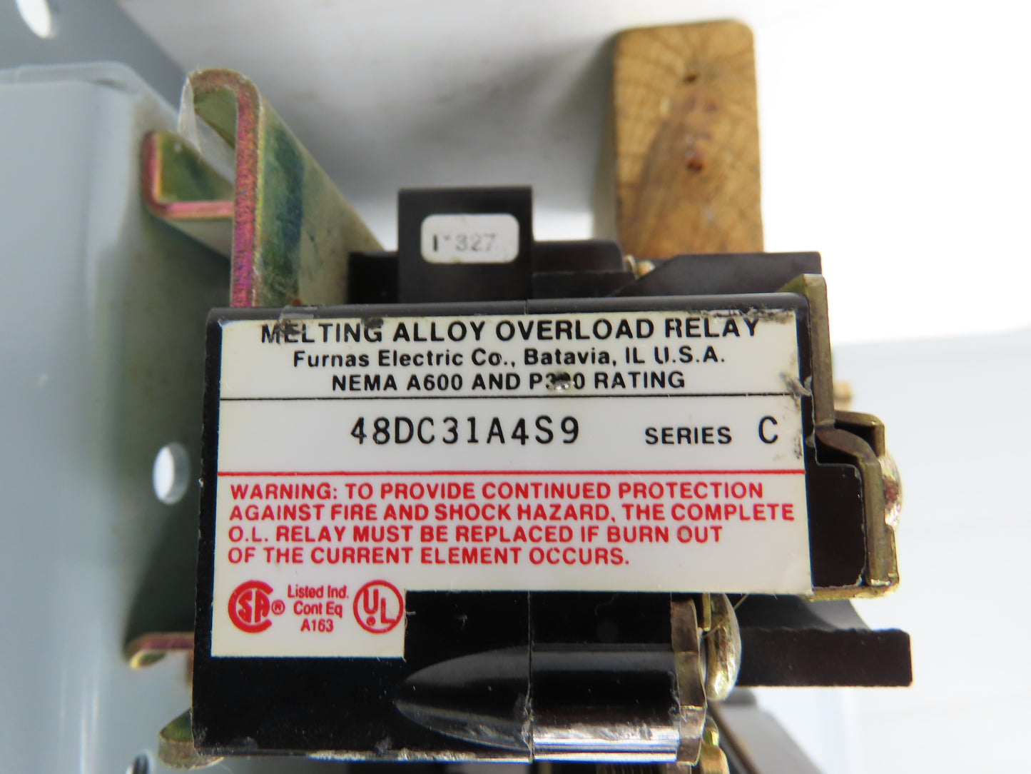 Furnas 14KF32AX49 Size 5 Motor Starter Contactor 200Hp 600V 3PH 120V Coil