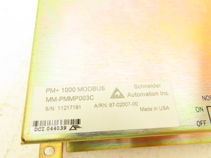 Schneider Automation PM+ 1000 MODBUS Plus Operator Interface PanelMate