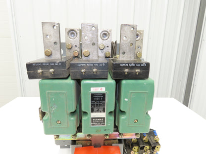 Furnas 14KF32AX49 Size 5 Motor Starter Contactor 200Hp 600V 3PH 120V Coil