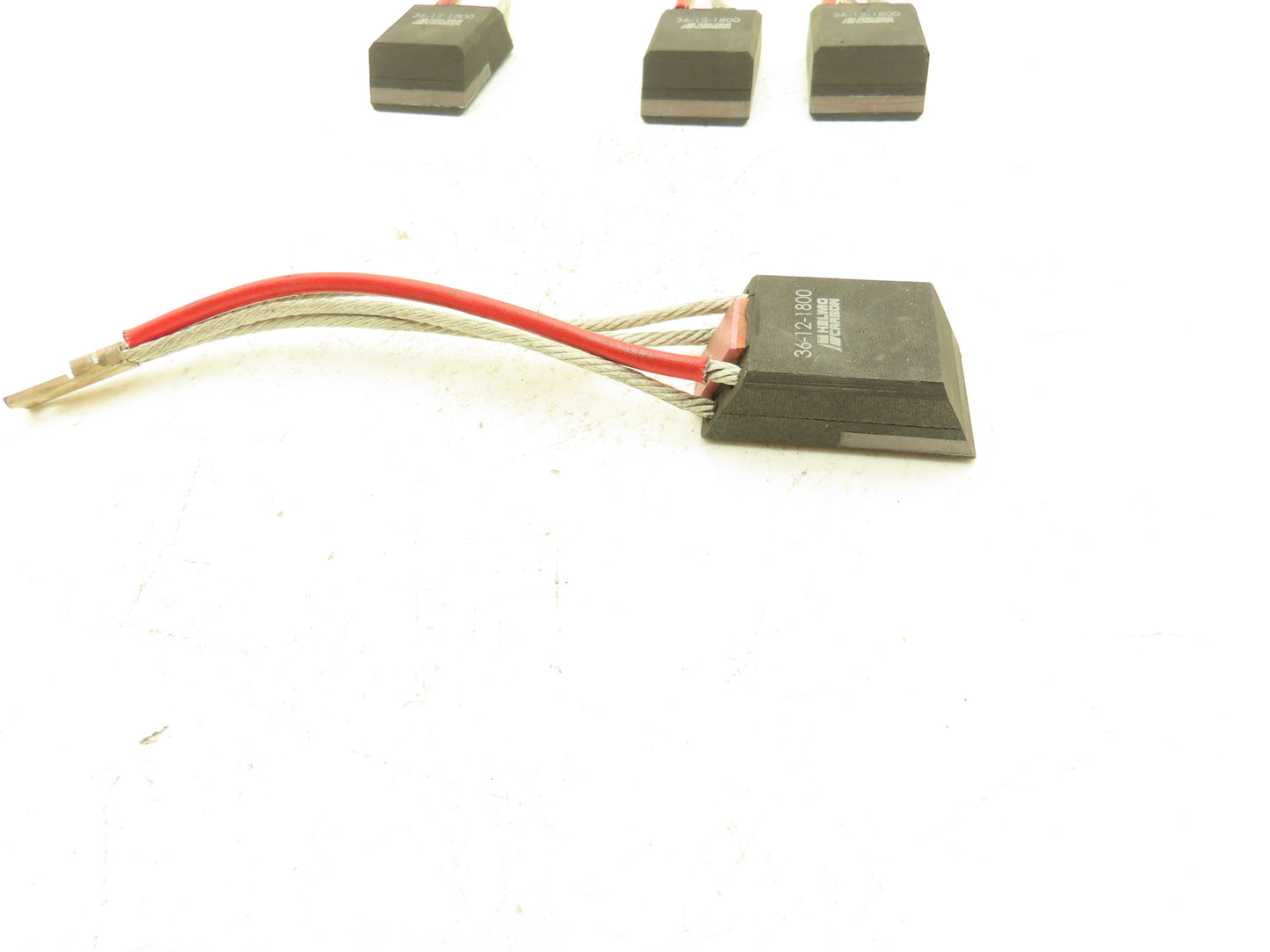 Helwig 36-12-1800 Carbon Motor Brush 2-1/2"x 1-1/2"x3/4" Lot of 4