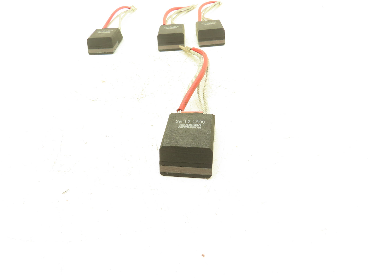Helwig 36-12-1800 Carbon Motor Brush 2-1/2"x 1-1/2"x3/4" Lot of 4