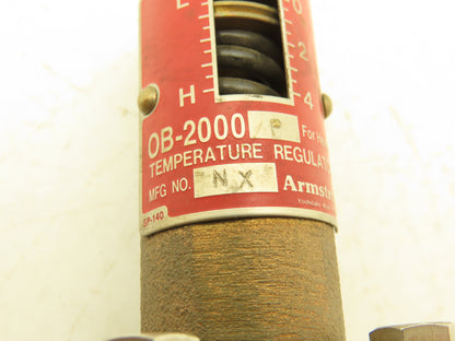 Armstrong OB-2000 P Temperature Regulator Valve with Sensor 131-201°F Set Point
