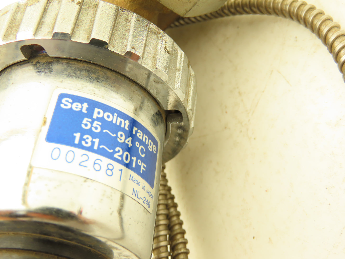 Armstrong OB-2000 P Temperature Regulator Valve with Sensor 131-201°F Set Point