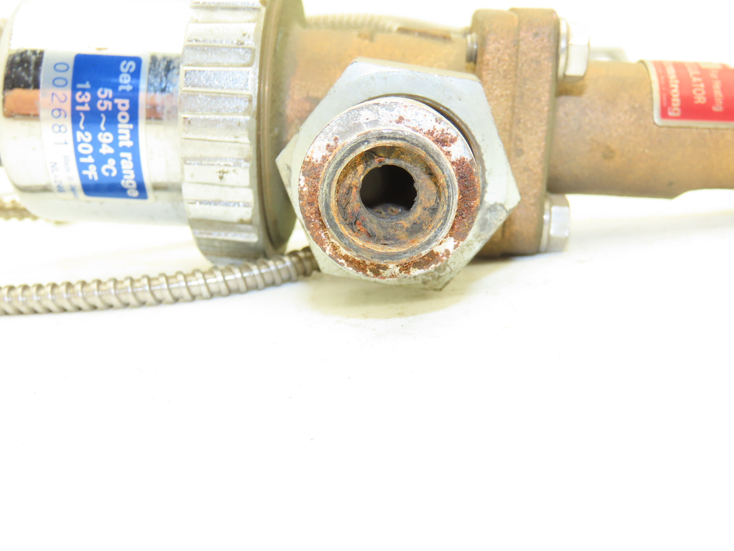 Armstrong OB-2000 P Temperature Regulator Valve with Sensor 131-201°F Set Point