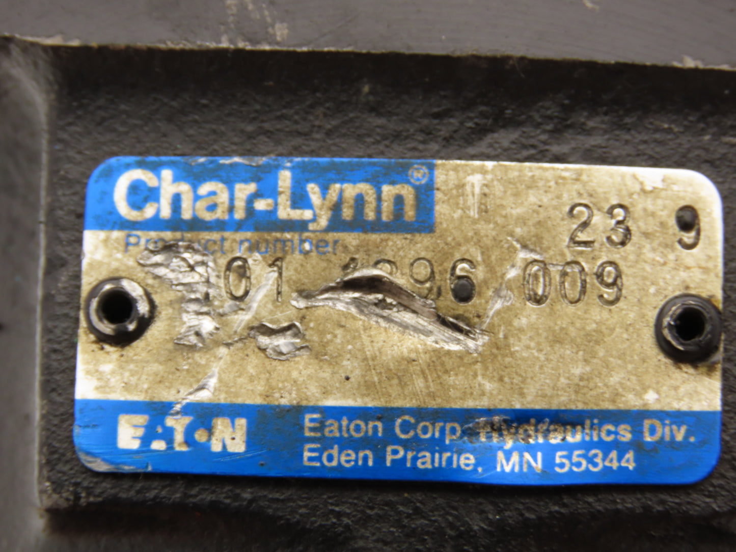 Eaton Char-Lynn 101-1296-009 Hydraulic Geroler Spool Valve Motor 15 GPM 1250 PSI