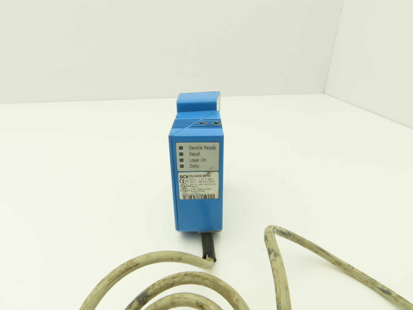 Sick CLV432-6010 Barcode Scanner Reader Fixed Mount 45-210mm 10-30VDC