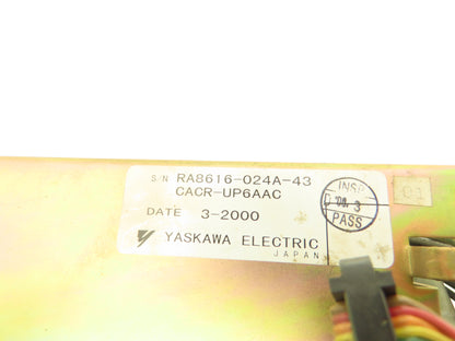 Yasakawa CACR-UP6AAC Servo Drive Unit Top Circuit Board Missing