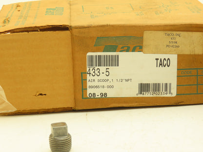 Taco 433-5 Cast Iron Air Scoop 1-1/2" NPT