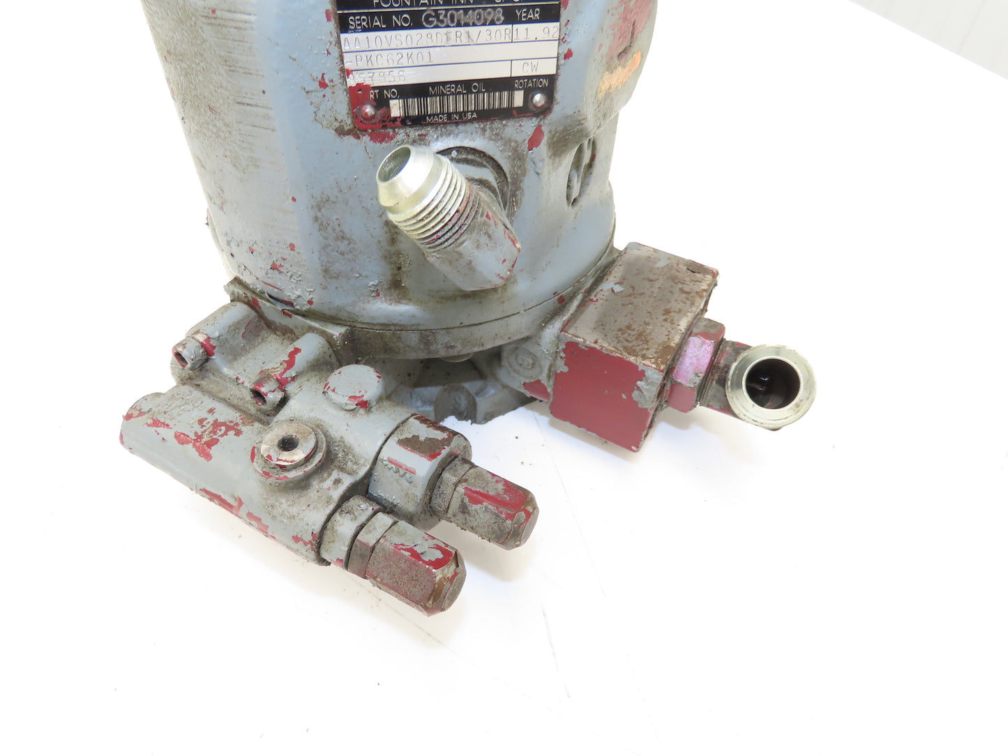 Rexroth AA10VS028DFR1/30R-PKC62K01 Hydraulic Axial Piston Pump 1800 RPM Vol 28cc