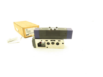 Parker H1265BGCB9B Pneumatic Air Directional Valve & Manifold Assembly 145PSI 24VDC