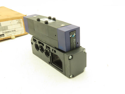 Parker H1265BGCB9B Pneumatic Air Directional Valve & Manifold Assembly 145PSI 24VDC