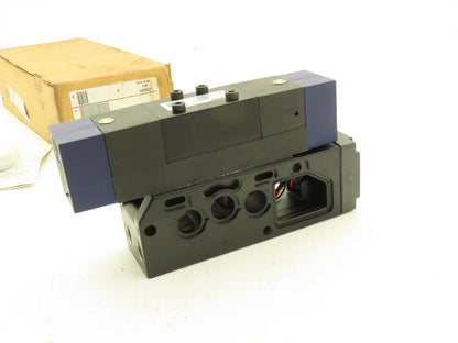 Parker H1265BGCB9B Pneumatic Air Directional Valve & Manifold Assembly 145PSI 24VDC