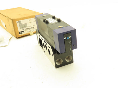Parker H1265BGCB9B Pneumatic Air Directional Valve & Manifold Assembly 145PSI 24VDC