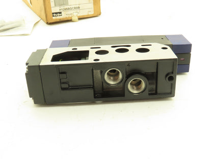 Parker H1265BGCB9B Pneumatic Air Directional Valve & Manifold Assembly 145PSI 24VDC