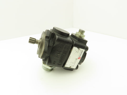 Bucher QX22-006R11 Hydraulic Rotary Gear Vane Pump 16mm Spline Shaft