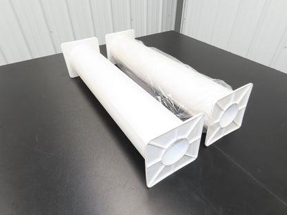 7139242 Light Weight Thermal Printing Paper 24" x 500' x3" Core 1 Ply Lot of 2