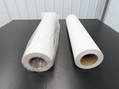 7139242 Light Weight Thermal Printing Paper 24" x 500' x3" Core 1 Ply Lot of 2