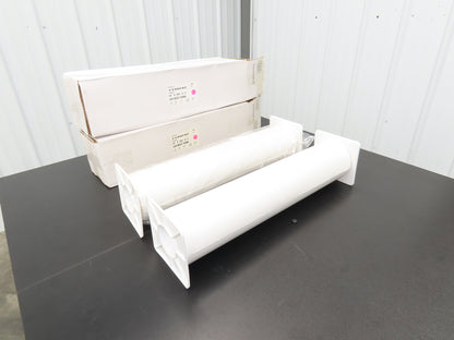 7139242 Light Weight Thermal Printing Paper 24" x 500' x3" Core 1 Ply Lot of 2