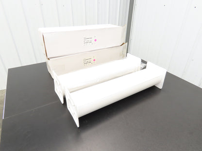 7139242 Light Weight Thermal Printing Paper 24" x 500' x3" Core 1 Ply Lot of 2