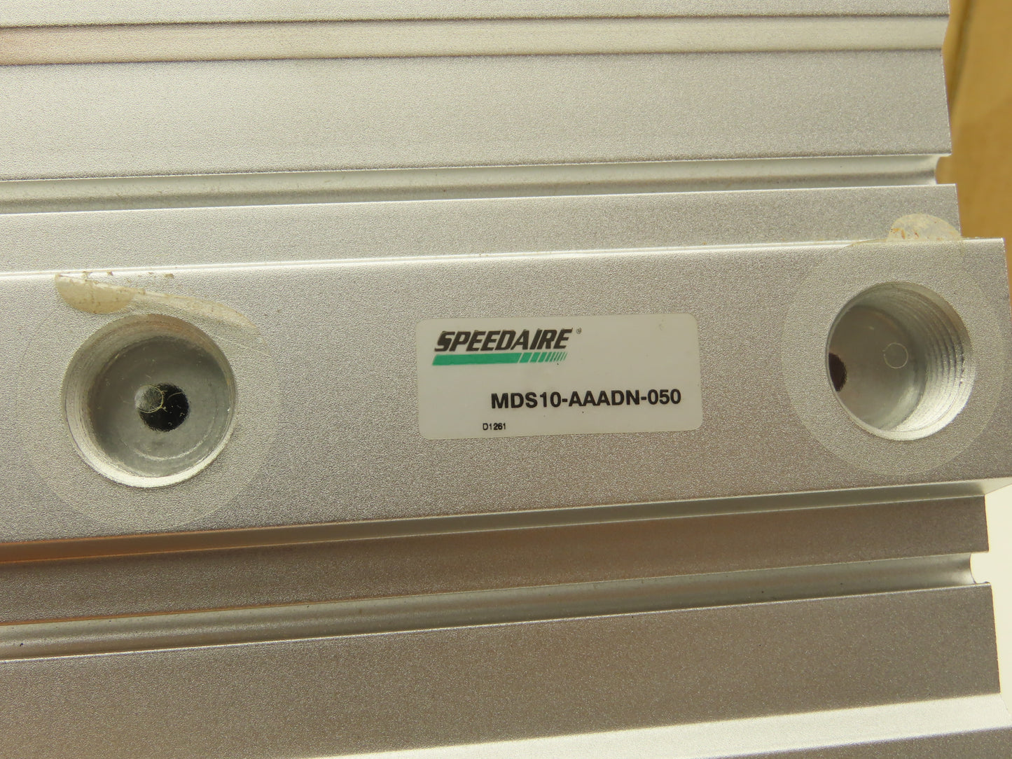 Speedaire Pneumatic Air Cylinder 100mm Bore 50mm Stroke 140PSI 3/8" NPT