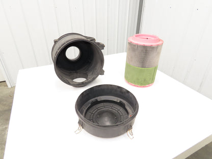 Ingersol Rand Air Compressor Air Filter Housing R150TU Model 5x6" Inlet/Outlet