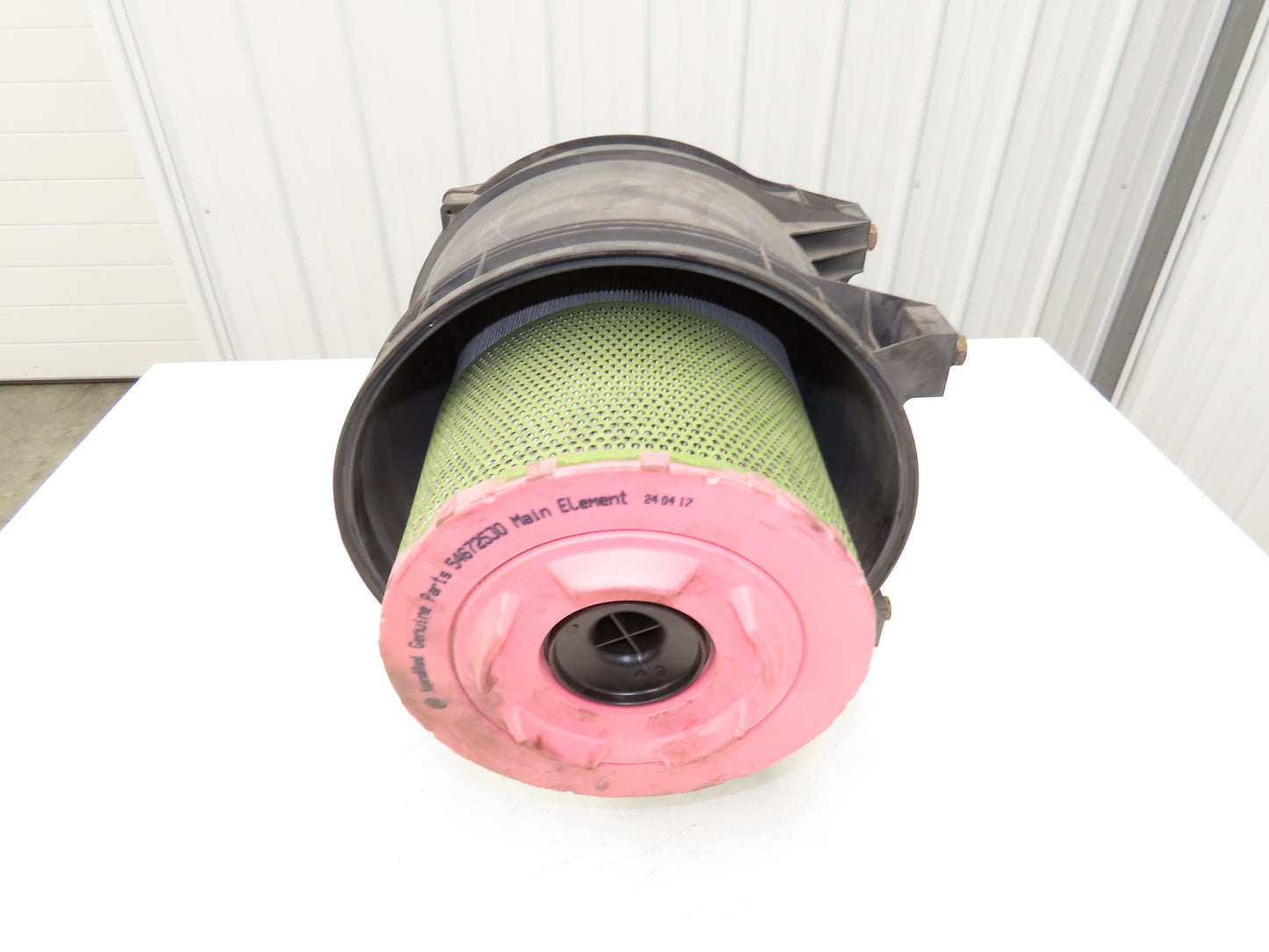 Ingersol Rand Air Compressor Air Filter Housing R150TU Model 5x6" Inlet/Outlet