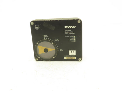 PMV P-1500 Pneumatic Valve Positioner Double Acting 3/4"x 1/2" Shaft
