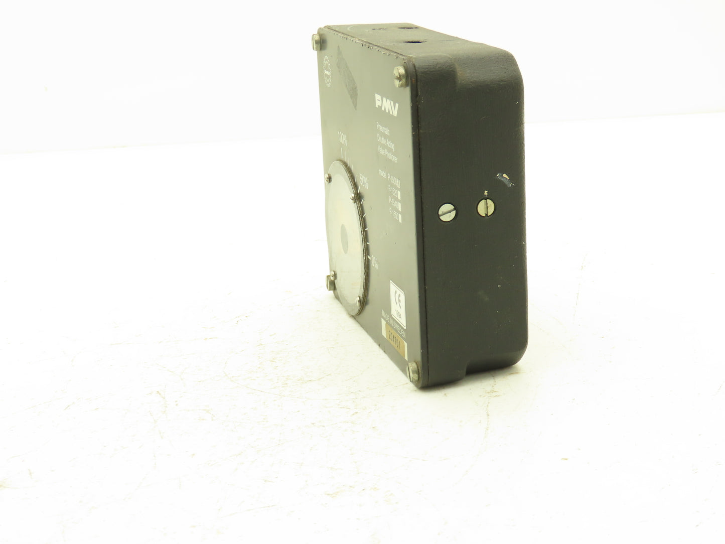 PMV P-1500 Pneumatic Valve Positioner Double Acting 3/4"x 1/2" Shaft