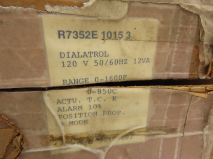 Honeywell R7352E 10153 Dialatrol Analog Temp Controller 0-1600°F 120V