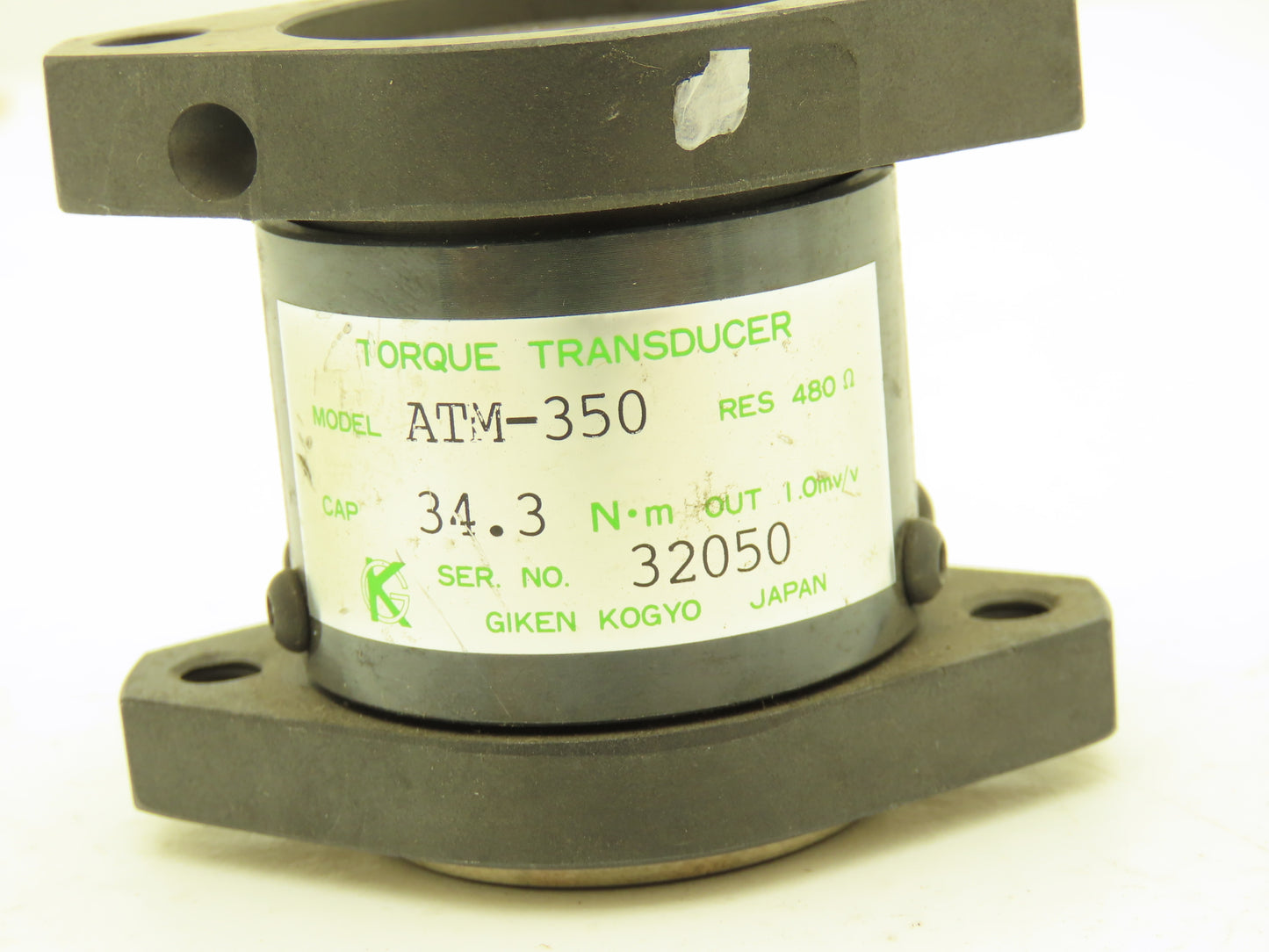 Giken Kogyo ATM-350 Torque Transducer 34.3 Nm 1.0mv/v