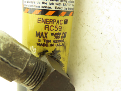 Enerpac RC-59 Hydraulic Cylinder Single Acting 5 Ton 10000lbs 9" Stroke 10000PSI