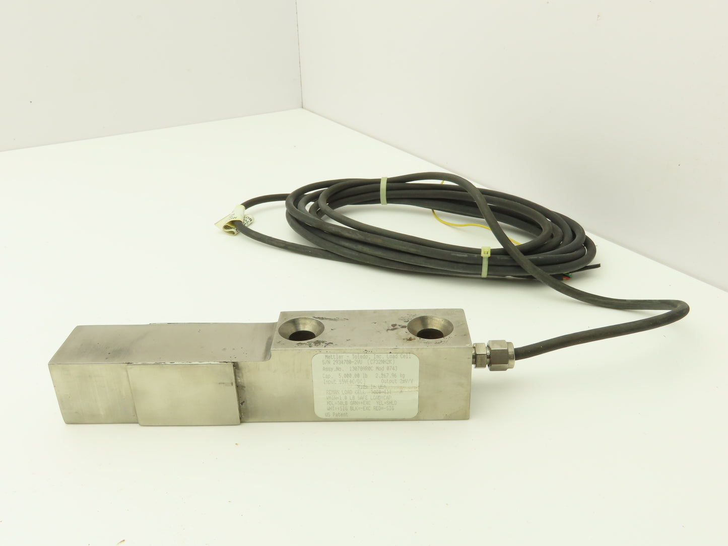 Mettler Toledo 130789R0C Weigh Scale Load Cell 5000 Lb