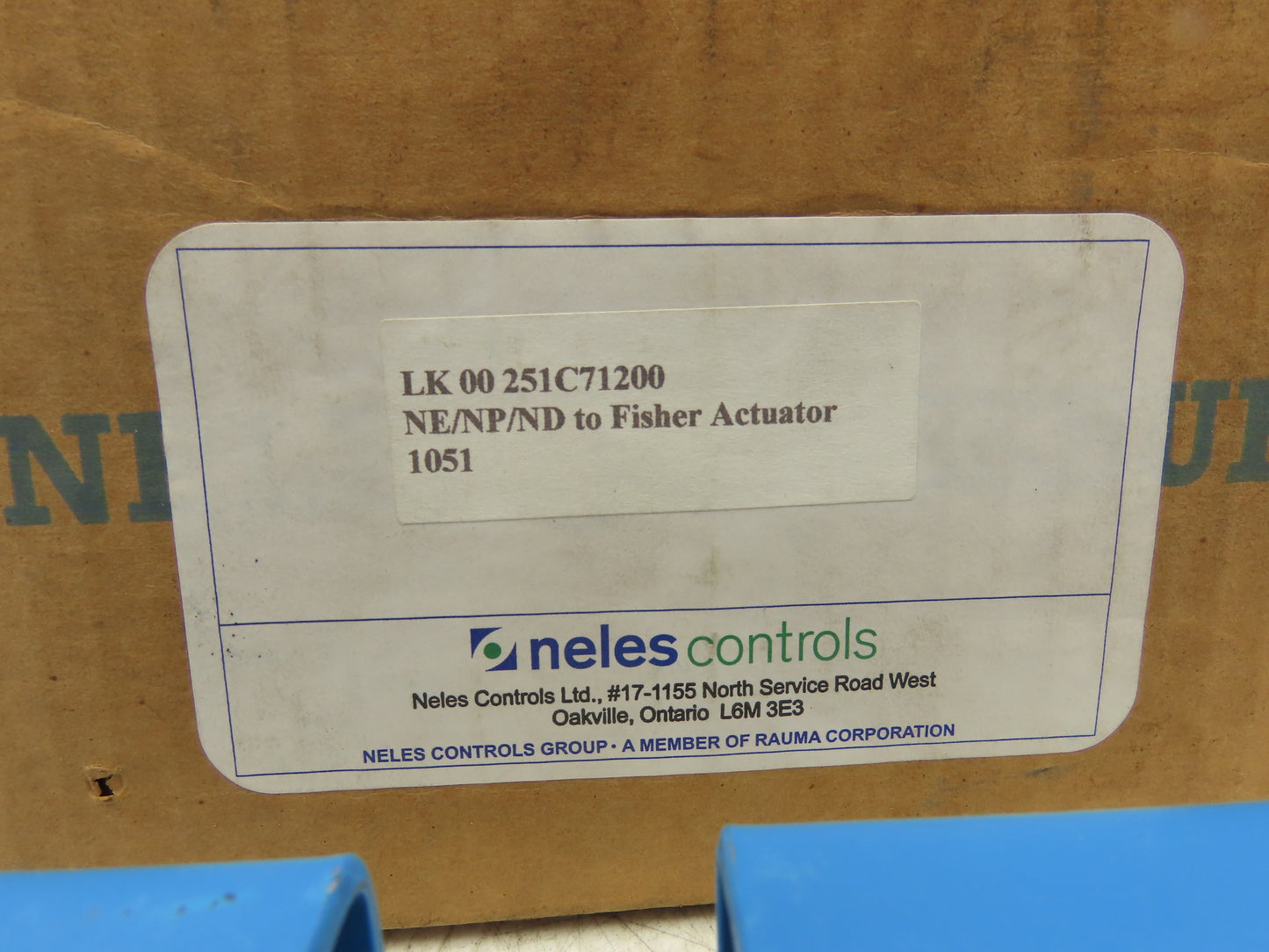 Neles-Jamesbury LK00251C71200 Valve Linkage Mount Bracket Fisher Actuator 1051