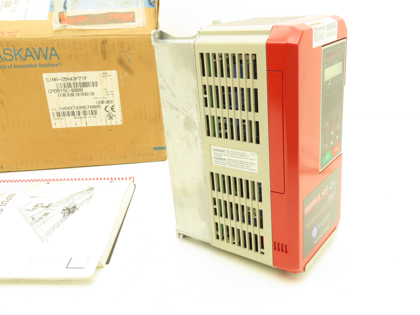 Magnetek G5M43P7 Crane Control Adjustable Frequency 380-460VAC 50-60 Hz 10.2A