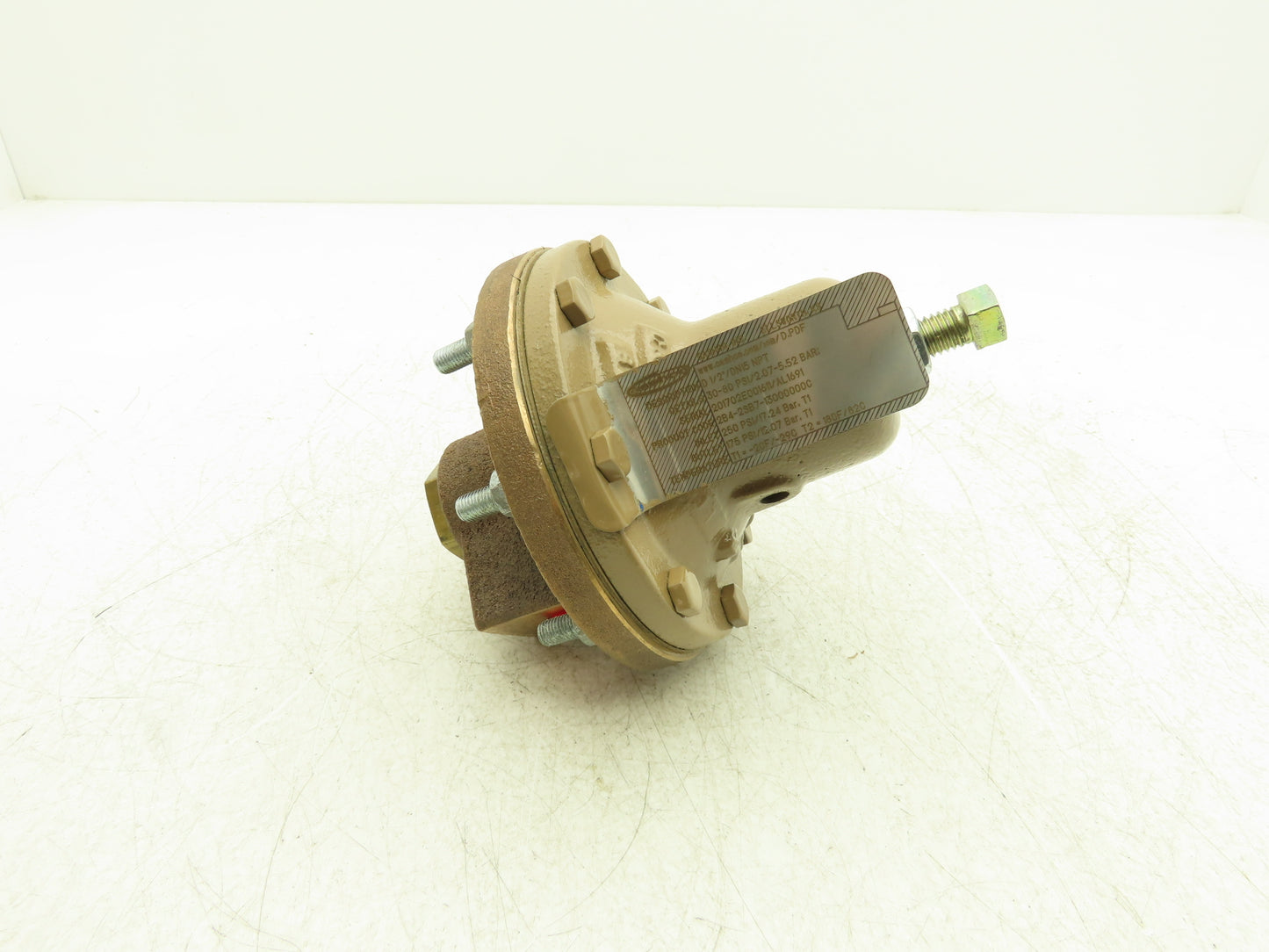 Cashco 2B4-2SB7-13000000C Bronze Pressure Regulator Valve 30-80 PSI 1/2"NPT